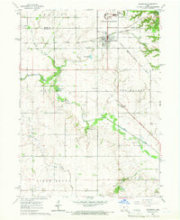 WOODWARD, IA HISTORICAL MAP GEOPDF 7.5X7