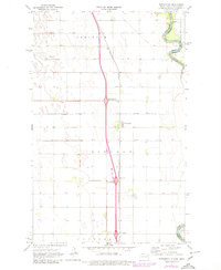 BOWESMONT, ND-MN HISTORICAL MAP GEOPDF 7