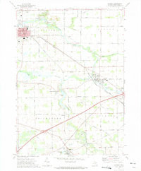 CORUNNA, MI HISTORICAL MAP GEOPDF 7.5X7.