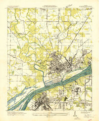 FLORENCE, AL HISTORICAL MAP GEOPDF 7.5X7