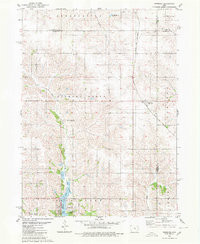 NEWBURG, IA HISTORICAL MAP GEOPDF 7.5X7.