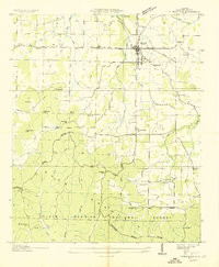 MOULTON, AL HISTORICAL MAP GEOPDF 7.5X7.