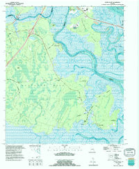 DOVER BLUFF, GA HISTORICAL MAP GEOPDF 7.