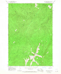 THREE PRONG MOUNTAIN, ID HISTORICAL MAP