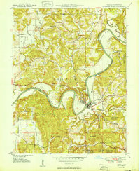 SHOALS, IN HISTORICAL MAP GEOPDF 7.5X7.5