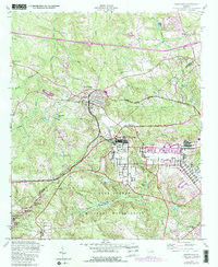 GROVETOWN, GA HISTORICAL MAP GEOPDF 7.5X