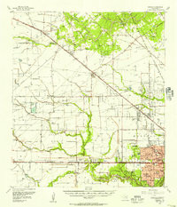 ADDICKS, TX HISTORICAL MAP GEOPDF 15X15
