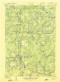 LAONA, WI HISTORICAL MAP GEOPDF 15X15 GR