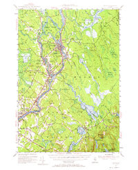 ORONO, ME HISTORICAL MAP GEOPDF 15X15 GR