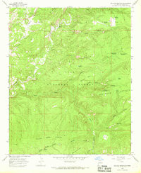 MILLIGAN MOUNTAIN, NM HISTORICAL MAP GEO