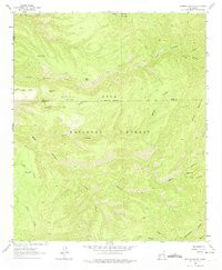 BONNER CANYON, NM HISTORICAL MAP GEOPDF