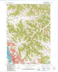 ONALASKA, WI HISTORICAL MAP GEOPDF 7.5X7