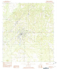EVERGREEN, AL HISTORICAL MAP GEOPDF 7.5X
