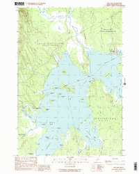 BIG LAKE, ME HISTORICAL MAP GEOPDF 7.5X7