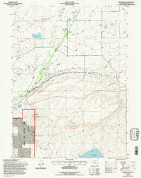 MILLBROOK, WY HISTORICAL MAP GEOPDF 7.5X