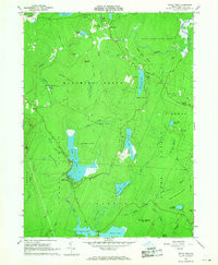 PECKS POND, PA HISTORICAL MAP GEOPDF 7.5