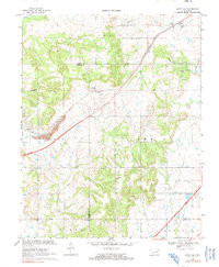WHITE OAK, OK HISTORICAL MAP GEOPDF 7.5X