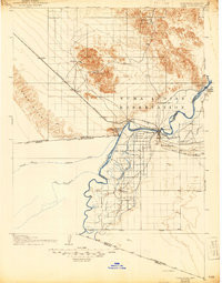 YUMA, CA-AZ HISTORICAL MAP GEOPDF 30X30