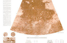 TOPO MAP MARE ACIDALIUM QUADRANGLE MARS