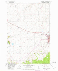 GRANGEVILLE WEST, ID HISTORICAL MAP GEOP