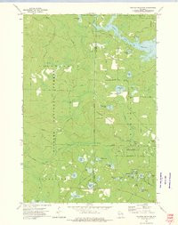 THUNDER MOUNTAIN, WI HISTORICAL MAP GEOP