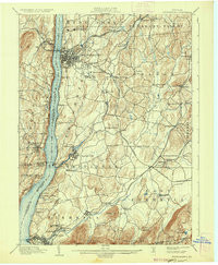 POUGHKEEPSIE, NY HISTORICAL MAP GEOPDF 1