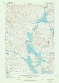 CHURCHILL LAKE, ME HISTORICAL MAP GEOPDF