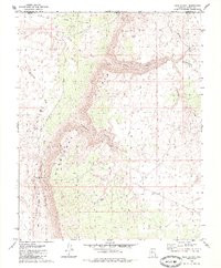ROCK CANYON, AZ-UT HISTORICAL MAP GEOPDF