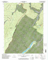 MOUNTAIN GROVE, VA-WV HISTORICAL MAP GEO