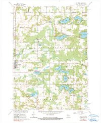 WILD ROSE, WI HISTORICAL MAP GEOPDF 7.5X