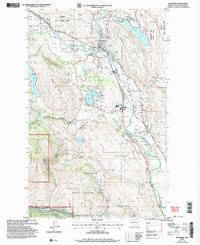 WINTHROP, WA HISTORICAL MAP GEOPDF 7.5X7