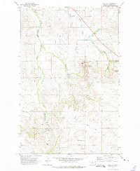 BLUE HILL, MT HISTORICAL MAP GEOPDF 7.5X