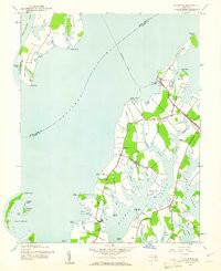 CLAIBORNE, MD HISTORICAL MAP GEOPDF 7.5X