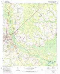 BLACKSHEAR EAST, GA HISTORICAL MAP GEOPD