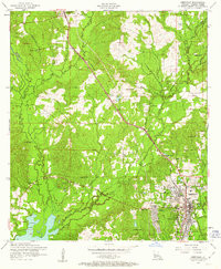 LEESVILLE, LA HISTORICAL MAP GEOPDF 7.5X