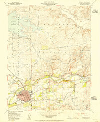 OAKDALE, CA HISTORICAL MAP GEOPDF 7.5X7.