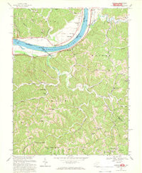 GLENWOOD, WV-OH HISTORICAL MAP GEOPDF 7.