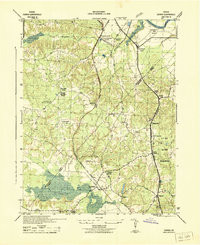 GUINEA, VA HISTORICAL MAP GEOPDF 7.5X7.5