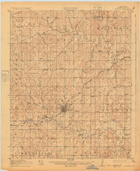 BRISTOW, OK HISTORICAL MAP GEOPDF 15X15
