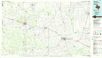 VERNON, TX-OK HISTORICAL MAP GEOPDF 30X6