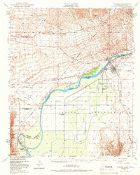 PARKER, AZ-CA HISTORICAL MAP GEOPDF 15X1