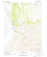 OWYHEE, NV-ID HISTORICAL MAP GEOPDF 7.5X