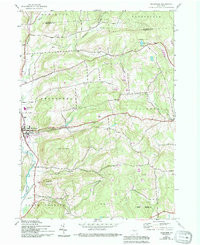 SHERBURNE, NY HISTORICAL MAP GEOPDF 7.5X