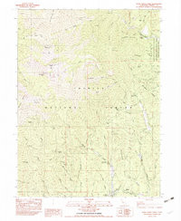 RUSH CREEK LAKES, CA HISTORICAL MAP GEOP