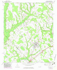 ROWLAND, NC-SC HISTORICAL MAP GEOPDF 7.5