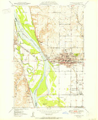 BISMARCK, ND HISTORICAL MAP GEOPDF 7.5X7