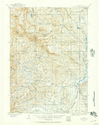 GROS VENTRE, WY HISTORICAL MAP GEOPDF 30