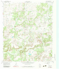 POSTOAK, TX HISTORICAL MAP GEOPDF 7.5X7.