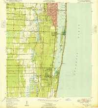 LAKE WORTH, FL HISTORICAL MAP GEOPDF 7.5