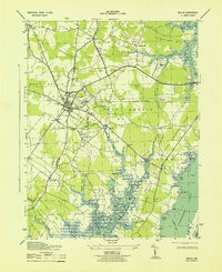 BERLIN, MD HISTORICAL MAP GEOPDF 7.5X7.5